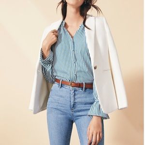 Ann Taylor Hutton Blazer in Piped Tweed